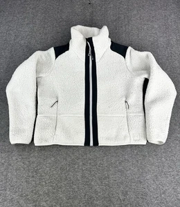 Under Armour Legacy Sherpa Jacke Damen Large weiß schwarz Full Zip Fleece - Bild 1 von 8