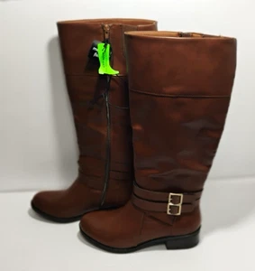 NUEVAS Botas Arizona Jean Co. Para Mujer 8M ANCHAS PANTORRILLA Altas Botas de Montar AZ Dinamarca - Imagen 1 de 10