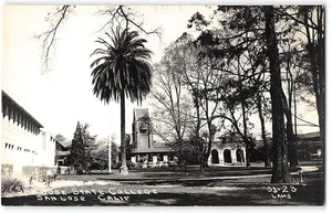 Vintage RPPC State College SAN JOSE, CA Laws Photo Santa Clara Co 1940s Postcard - Picture 1 of 2