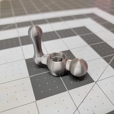 Atlas Craftsman 618 6" Lathe Crossfeed Crank, Handwheel Thumb Wheel Handle - Image 1 of 4