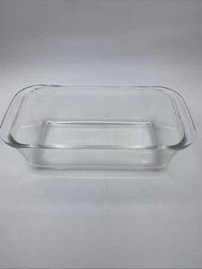 Pyrex 213 Clear Glass 1.5 Qt Loaf Pan Bread Baking Dish - Picture 1 of 18
