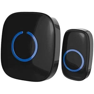 SadoTech Wireless Doorbells for Home, Apartments, Businesses, Classrooms, BLACK - Picture 1 of 9