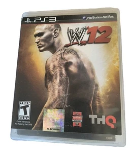 WWE W12 - Juego Sony PlayStation 3 PS3 CIB W Manual e Insertos Probado Funciona THQ - Imagen 1 de 14