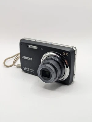 PENTAX Optio M90 12MP Digital Camera - Black  - Image 1 of 4