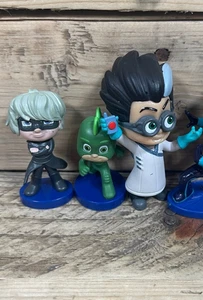 "Lote de 3 juguetes de superhéroe de serie de televisión Disney PJ Masks Luna Girl/Gekko/Romeo" - Imagen 1 de 7