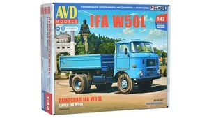 IFA W50L Kipper - Modell KIT blau AVD 1:43 - Bild 1 von 2