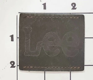 Parche Lee Vintage Nombre Uniforme Etiqueta Cuero Imitación - Imagen 1 de 1