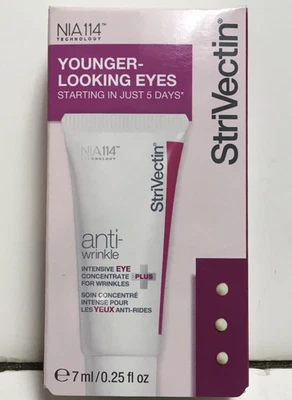 Strivectin NIA 114 Anti Wrinkle Intensive Eye Concentrate+, 0.25 fl oz/ 7 ml NIB - Image 1 of 2