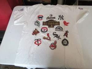 T-shirt baseball MLB Houston Astros 75th All Star Game vintage 2004 taglia XL - Foto 1 di 2
