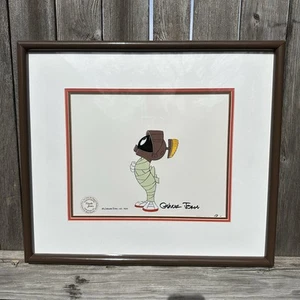 Warner Bros Marvin The Martian Cel 1980 Limited Edition Chuck Jones Stamped - Picture 1 of 14