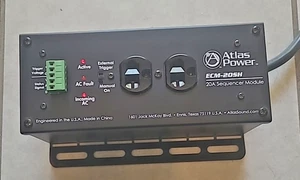 Atlas Sound ECM-20SH 20A Acondicionador de potencia de CA y supresor de clavos - Imagen 1 de 4