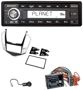 Continental USB 1DIN AUX DAB MP3 Autoradio für Chevrolet Cruze 2011-2016 silber - Bild 1 von 10