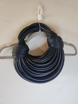 Tiffany & Fred Paris Smooth Leather String Bag Women's Blue Rope Small Evening  - Image 1 of 4