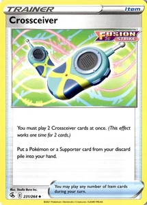 Crossceiver 231/264 Swsh08: Fusion Strike Regular Trainer Item - Picture 1 of 2