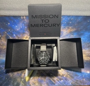 OMEGA x Swatch Speedmaster MoonSwatch Mission To Mercury Men's Watch - SO33A100 - Picture 1 of 3