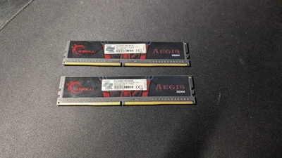G.SKILL Aegis 16GB (2x8GB) DDR4-3200MHz CL16-18-18-38 1.35V Arbeitsspeicher Kit - Bild 1 von 3