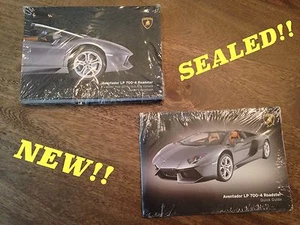 2014 LAMBORGHINI AVENTADOR LP 700-4 ROADSTER OWNERS MANUAL + QUICK GUIDE SEALED! - Picture 1 of 12