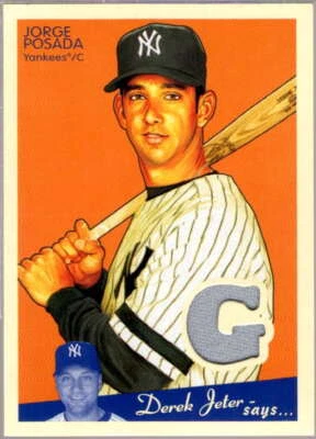 Jorge Posada Card 2008 Upper Deck Goudey Memorabilia #PO - Image 1 of 2