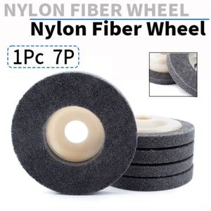 4/4.5/5'' Nylon Fiber Polishing Buffing Wheel Abrasive Pad F Angle Grinder Tool - Picture 1 of 6