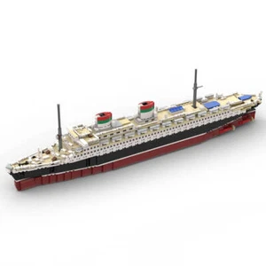 SS Rex An Italian Ocean Liner Ship 1: 400 Scale 2442 Pieces  Construction Toys - Picture 1 of 7