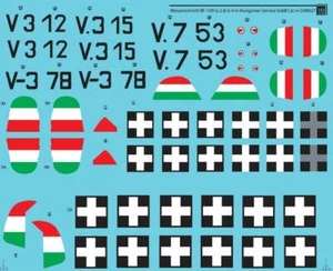 SBS Model D48027 1/48 Messerschmitt Bf109G-2, G-4 in WWII Hungarian Service - Picture 1 of 4