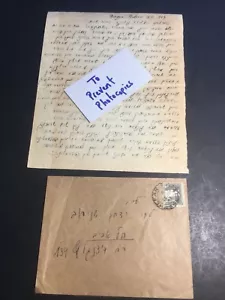 Cubierta del Holocausto 1947 llevada a mano Bergen Belsen Alemania a Palestina Kefar Sava - Imagen 1 de 6