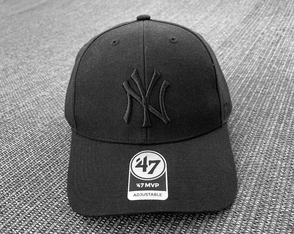 '47 York Yankees MVP Hat Cap MLB Black/black