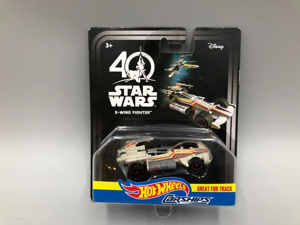 Hot Wheels Star Wars Carships 40th Anniversary X-wing Fighter Vehicle 1 64