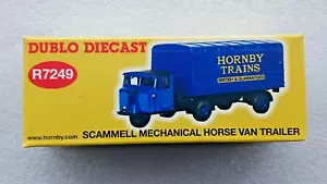 Hornby R7249 Dublo Diecast Scammell Mechanical Horse Van Trailer NEW - Picture 1 of 3