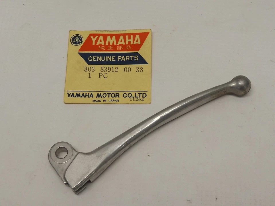 NOS YAMAHA 803-83912-00-38 LEFT HAND LEVER YG1 SS338 SW433 GP643 EW433 - Image 1 of 1