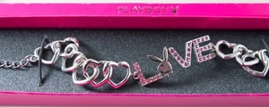 PLAYBOY LOVE BRACELET CHAIN / WRIST BAND BRAND NEW - Picture 1 of 6
