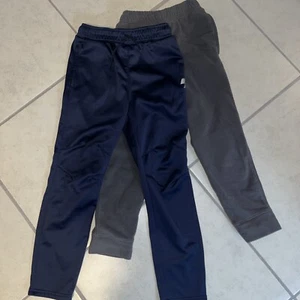 2 Pairs Is F Boys Joggers Grey And Blue Size 7 - Picture 1 of 11