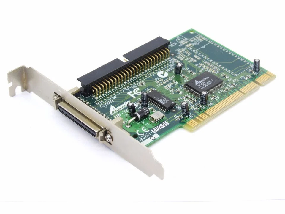 Dawicontrol Tekram DC-315U 2x 50-Pin SCSI Controller PCI Adapter Board 70-31501 - Image 1 of 1