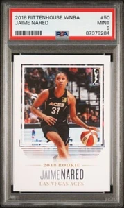 2018 Rittenhouse WNBA Jaime Nared Rookie  PSA 9 Las Vegas Aces Tennessee Vols - Picture 1 of 2