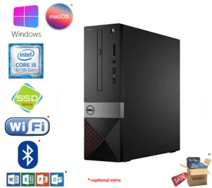 Dell Vostro SFF Intel Core i5-6400 3.3GHz 16GB SSD + HDD, DVDRW WiFi BT Win 11 - Picture 1 of 1