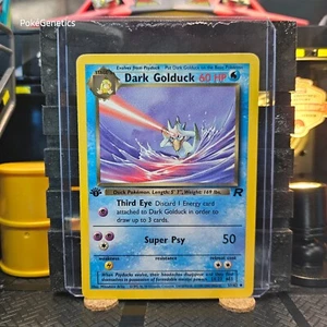 Dark Golduck 1a Edizione Team Rocket Pokémon TCG 37/82 Non Comune - Foto 1 di 6