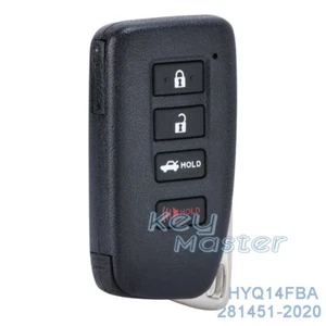 for Lexus IS200T IS250 IS350 RC200 RC350 Keyless Remote Key Fob HYQ14FBA -2020 - Picture 1 of 5