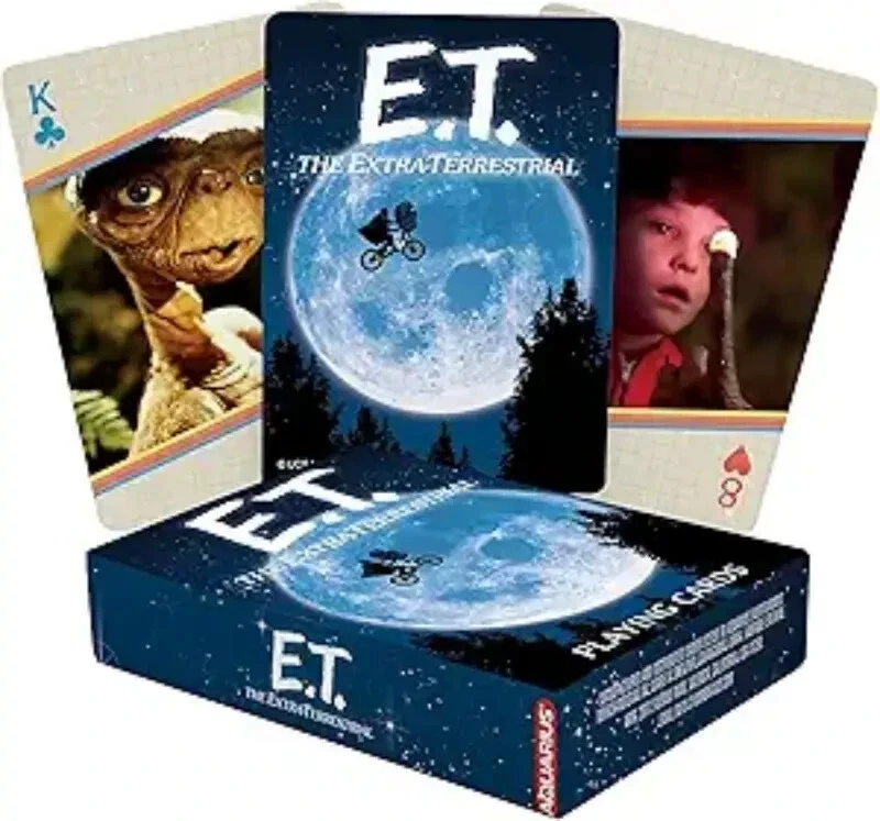 E.T. The Extra Terrestrial set of 52 playing cards (+ jokers)