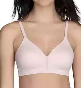 Reggiseno senza fili Vanity Fair 72282 Beyond Comfort copertura completa quarti trasparenti 42D - Foto 1 di 1