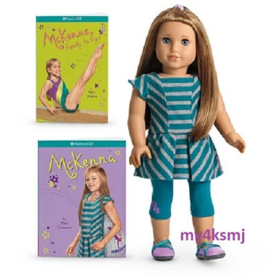American Girl Doll LILA's Gymnastics Coach MCKENNA DOLL + BONUS Book Retired - Image 1 of 4