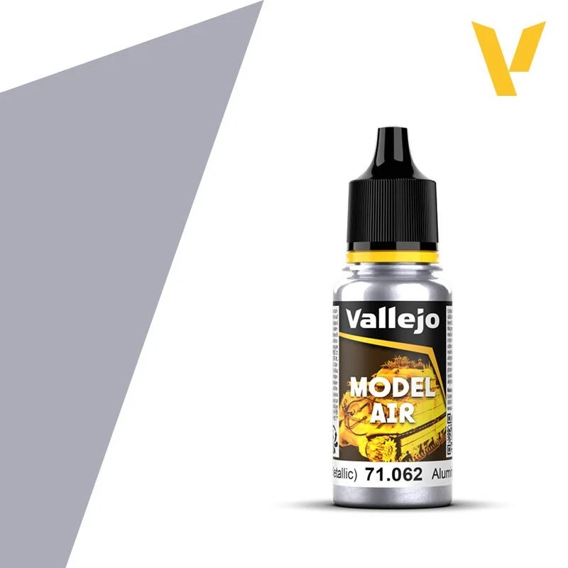 Vallejo Model Air Aluminium 71062 Acrylic Airbrush Paint 17mls