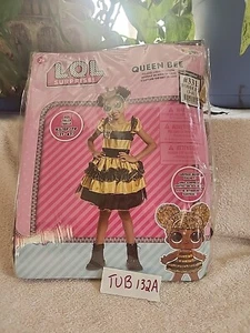 L.O.L. Surprise Girls Halloween Costume Dress Gold Black Ruffle Skirt 3T-4T - Picture 1 of 5