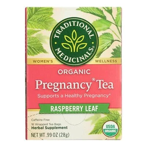 Traditional Medicinals Organic Pregnancy Herbal Tea - 16 Tea Bags - Case Of 6 - Picture 1 of 3