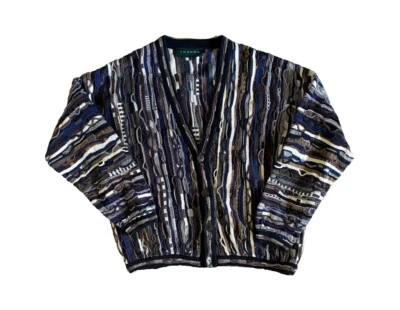 Vintage Tundra Knit Cardigan Sweater Large - Image 1 of 4