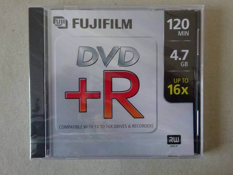 XXXX FujiFilm , DVD +R , 120 min , 4,7 GB , up to 16x , NEU , Fuji - Bild 1 von 1