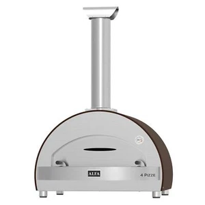 Alfa Forni Pizzaofen 4 Pizze Kupfer Holzbackofen Gartengrill Gartenofen