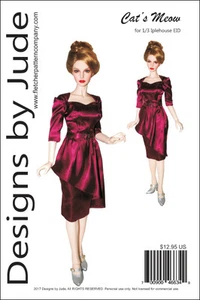 Cat's Meow Doll Clothes Sewing Pattern 1/3 Iplehouse EID BJD Dolls - Picture 1 of 6