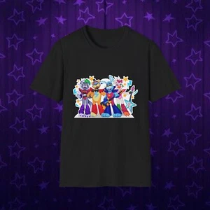 Camiseta Security Breach Fnaf Glamrock Freddy Chica Roxy Bonnie Unisex Estilo Suave - Imagen 1 de 5