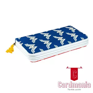 Wonder Woman (2017) - Red & Blue Logo Clutch Wallet | New & Sealed - Picture 1 of 4
