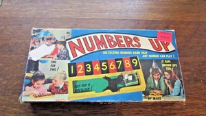 VINTAGE NUMBERS UP BY MARX 1972 TOY GAME - Imagen 1 de 2